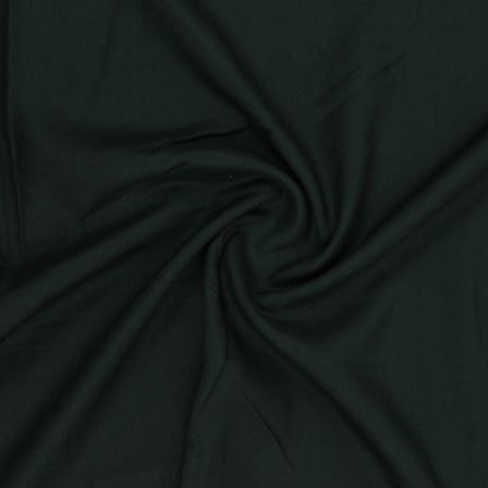 Adaa Bazaar Women's Bottle Green Plain Rayon Fabric ₹ 210 Per Metre