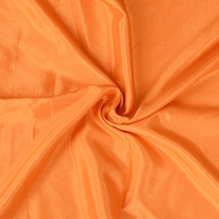 Adaa Bazaar Women's Orange Plain Santoon Fabric ₹ 105 Per Metre